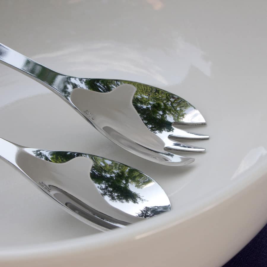 Canton Serving Fork and Spoon Duo