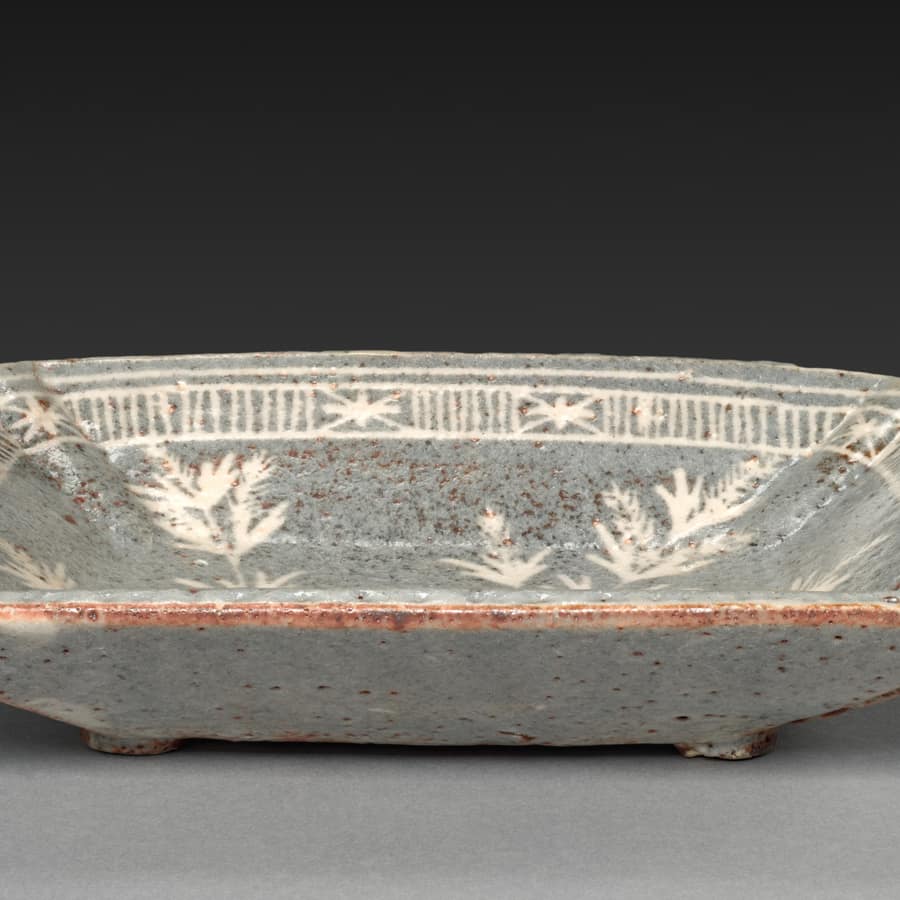 Heritage Divided Serving Tray Sage Green